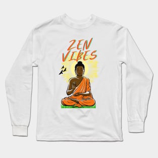 Zen Vibes Buddha Long Sleeve T-Shirt